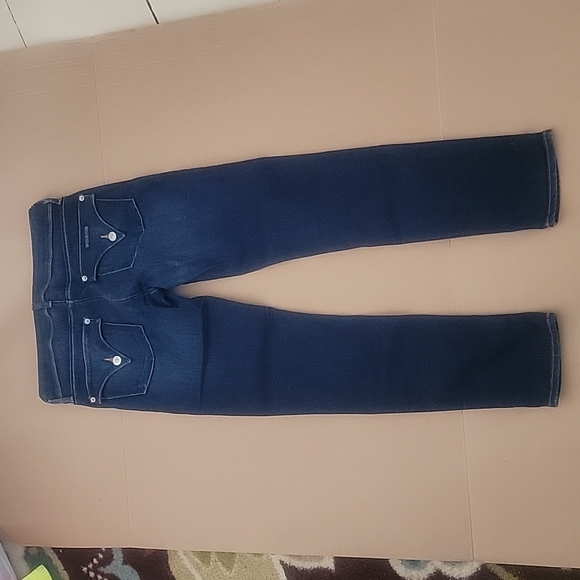 Hudson Jeans Collin Skinny NWOT Size 27 Waist Stretch Los Angeles  Dark Rinse - Picture 6 of 14